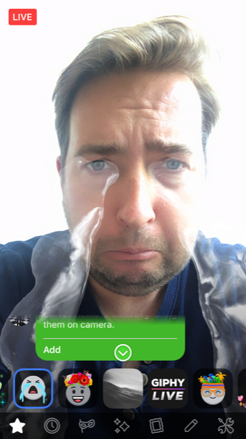 The filter missing from Live, Instagram and WhatsApp